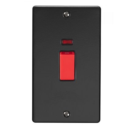 Eurolite Enhance Decorative 45Amp Switch with Neon Indicator Matt Black