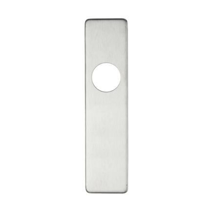 Zoo Hardware Cover plate for 19 mm RTD Lever on Short Backplate - Latch - 45mm x 180mm PSS - Satin Stainless