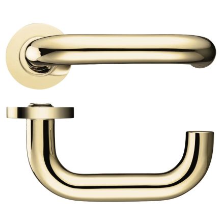 Zoo Hardware Return to Door Lever - Brass