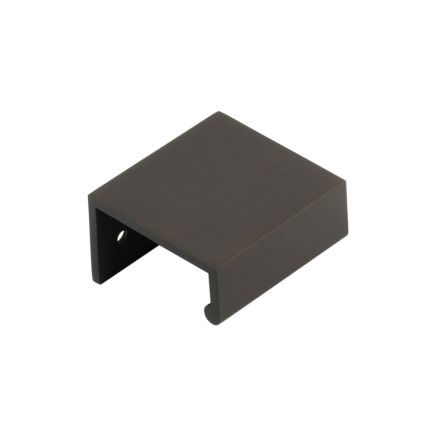 Burlington 50mm Dark Bronze Angled Edge Pull - By Frelan Hardware - BUR910DB