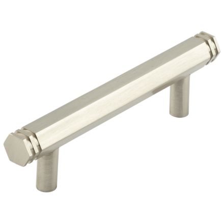 Hoxton Nile Cabinet Handles 96mm Ctrs Satin Nickel - By Frelan Hardware - HOX350SN