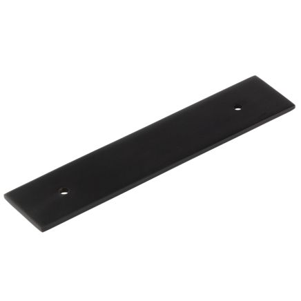 Hoxton Fanshaw Backplates for Cabinet Handles 140x30mm Black - By Frelan Hardware - HOX5050MB