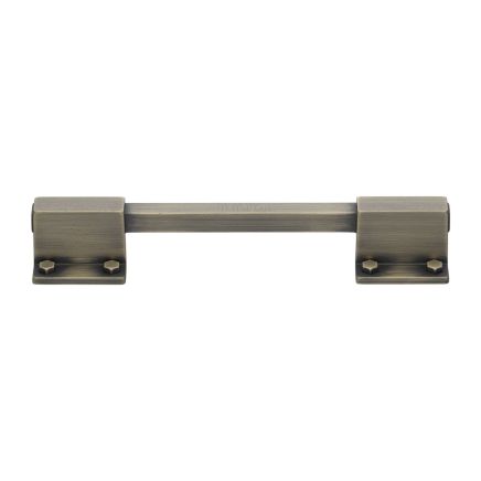 Railway Kitchen Cabinet Pull Handle Distressed Brass Finish