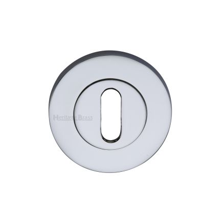 Heritage Brass Key Escutcheon Polished Chrome finish