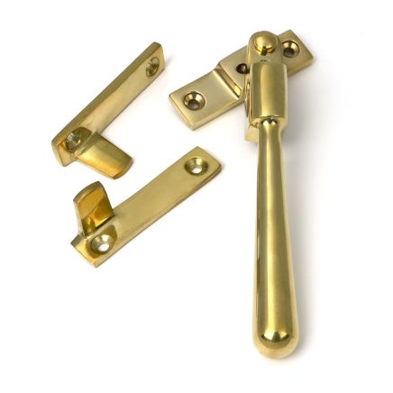Polished Brass Night-Vent Locking Newbury Fastener