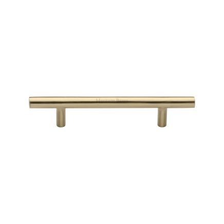 Heritage Brass Cabinet Pull Bar Design 101mm CTC Satin Brass Finish