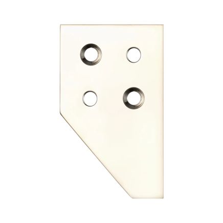 Zoo Hardware Sash Strike Plate for Sash Stop - Nickel