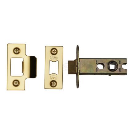York Architectural Tubular Latch 2 1/2" Polished Brass finish