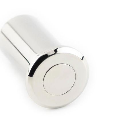 Jedo Brass Dust Proof Spring Floor Bolt Socket 25x40mm Polished Nickel - By Frelan Hardware - JV5642PN