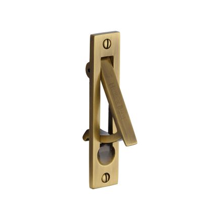Pocket Door Edge Pull Antique Brass finish