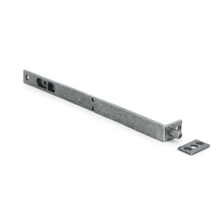 Pewter 12'' Flush/Slide Door Bolt