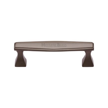Heritage Brass Cabinet Pull Deco Design 203mm CTC Matt Bronze Finish