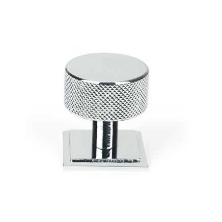 Polished Chrome Brompton Cabinet Knob - 32mm (Square)