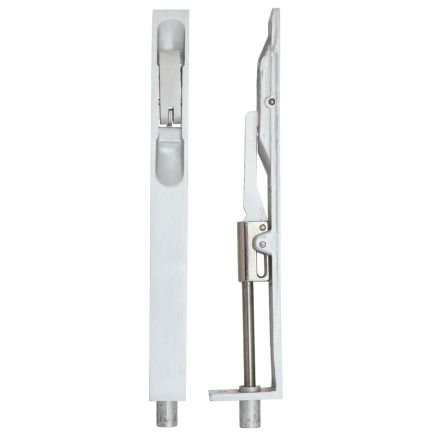 Zoo Hardware Lever Action Flush Bolt 20 x 200mm - Satin Aluminium