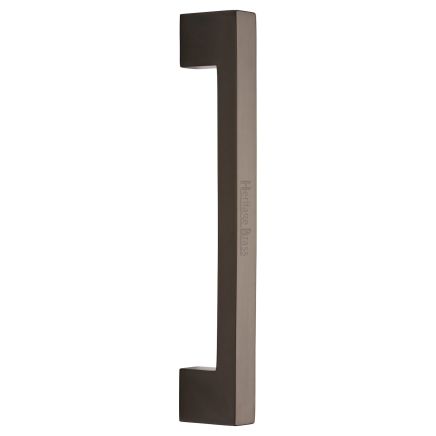 Heritage Brass Door Pull Handle Urban Design 305mm Matt Bronze Finish