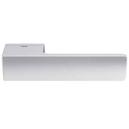 Tupai Rapido RetaLine Cartelle Lever Door Handle on Long Rose - (Without Decorative Plate) - Satin Chrome