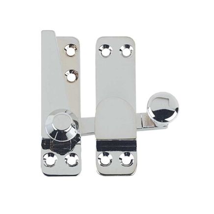 Jedo Heavy Quadrant Sash Fasteners 70x20mm Polished Chrome - By Frelan Hardware - JV4200PC
