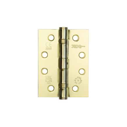 Jedo Grade 11 Steel Ball Bearing Hinges 102x76mm Electro Brassed - By Frelan Hardware - J8500EB