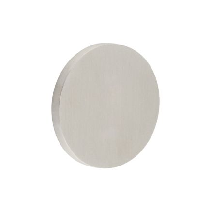 CR-N10 Satin Stainless Steel Blank Round Rose Escutcheon Cover - By Frelan Hardware - CR-N10SSS