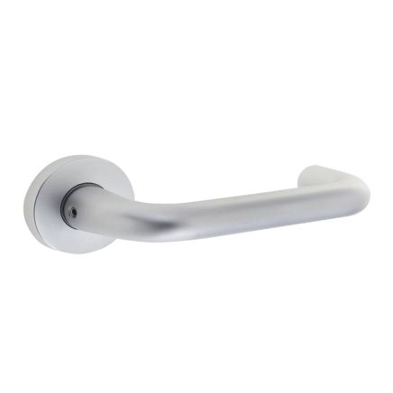 19mm Round Bar Handle on Rose Satin Anodised Aluminium - By Frelan Hardware - SAA01