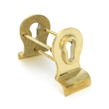 Polished Brass 50mm Euro Door Pull (Back to Back fixings)