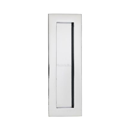 6" Flush Handle Polished Chrome