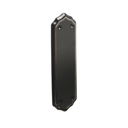 Jedo Porcelain Fingerplates 280mm Goldline Black - By Frelan Hardware - JC71