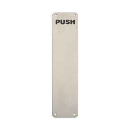 Finger Plate Push - Satin Stainless Steel