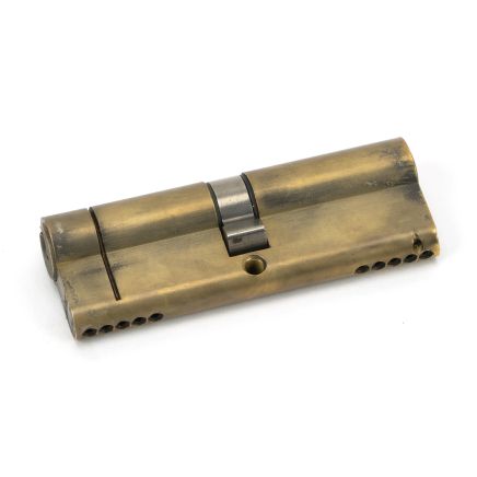 Aged Brass 45/45 5pin Euro Cylinder KA