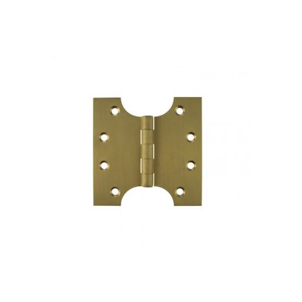 Atlantic (Solid Brass) Parliament Hinges 4" x 2" x 4mm - Satin Brass (Pair)