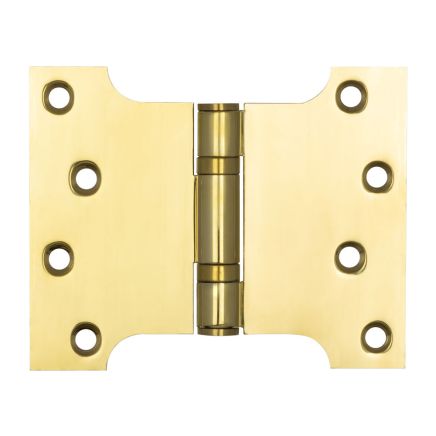102x127x3mm Brass Finish Parliament Ball Bearing Hinge - By Frelan Hardware - J9459PVD - (Sold in Pairs)