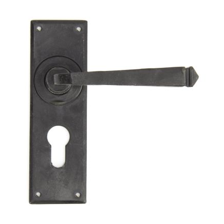 External Beeswax Avon Lever Euro Lock Set