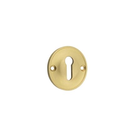 Burlington 40mm Standard Keyway Escutcheon 40MM Satin Brass - By Frelan Hardware - BUR121SB