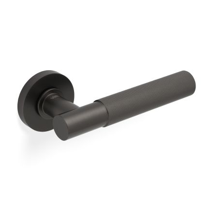 Valli Antonio Citterio Lever on Round Rosette (Zigrinato) - Dark Bronze PVD