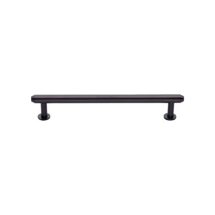 Heritage Brass Cabinet Pull Step Design with 16mm Rose 128mm CTC Matt Bronze finish