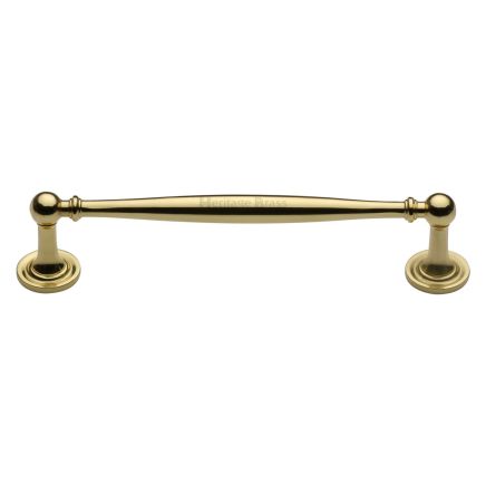 Heritage Brass Cabinet Pull Colonial Design 152mm CTC Polished Brass Finish