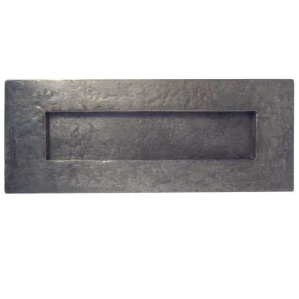 Antique Plain Letterplates 270x115mm Pewter - By Frelan Hardware - PEW12