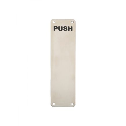 Finger Plate Push - Satin Stainless Steel