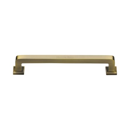 Heritage Brass Cabinet Pull Square Vintage Design 152mm CTC Antique Finish