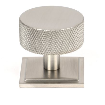 Satin SS (304) Brompton Cabinet Knob - 38mm (Square)