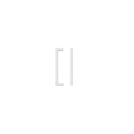 Zoo Hardware Square Block Cabinet handle 128mm CTC Brushed Nickel Finish