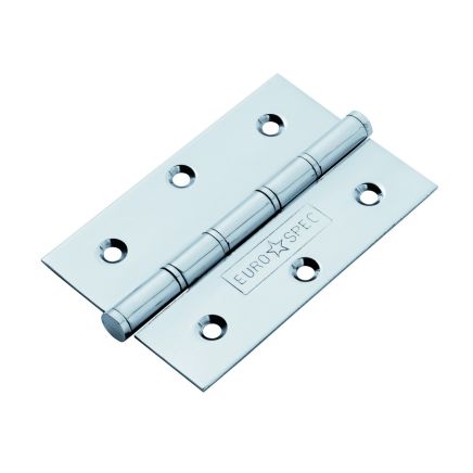 Washered Hinge - Bright Stainless Steel (Pair)