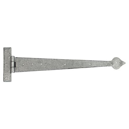 Pewter 22" Arrow Head T Hinge (pair)