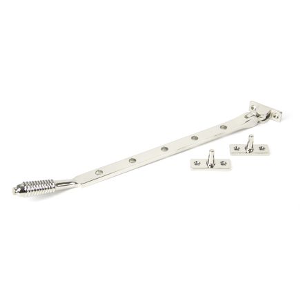 Polished Nickel 12" Reeded Stay