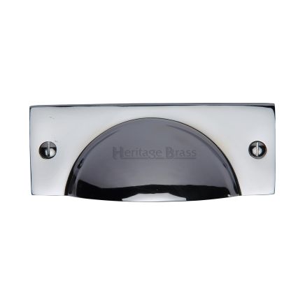 Heritage Brass Drawer Pull Cheshire Design Polished Chrome finish