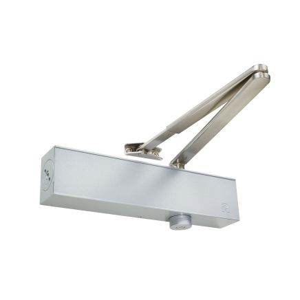 Rutland TS.9206 Door closer c/w flatbar armset, Silver