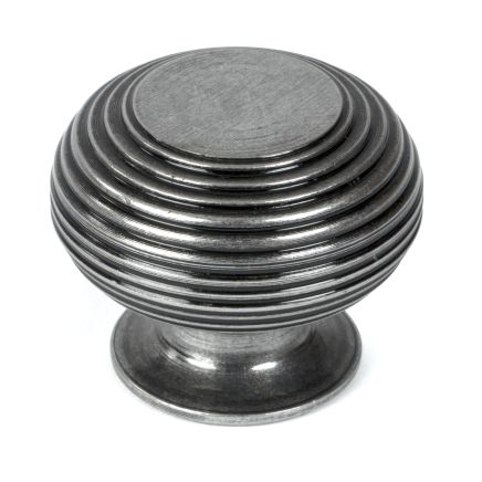 Pewter Beehive Cabinet Knob 40mm