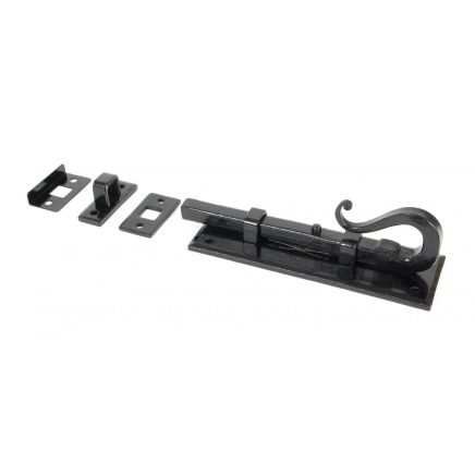 Black 6" Shepherd's Crook Universal Bolt