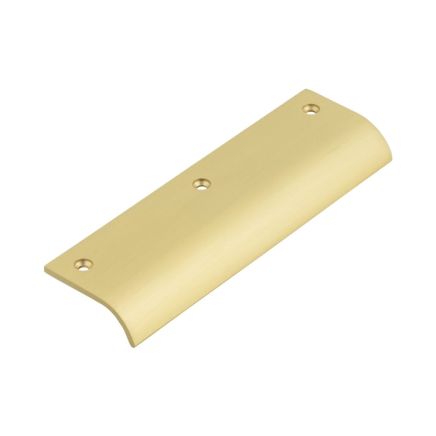 Burlington 150mm Satin Brass Curved Edge Pull - By Frelan Hardware - BUR921SB