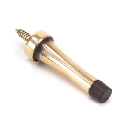 Polished Bronze Projection Door Stop